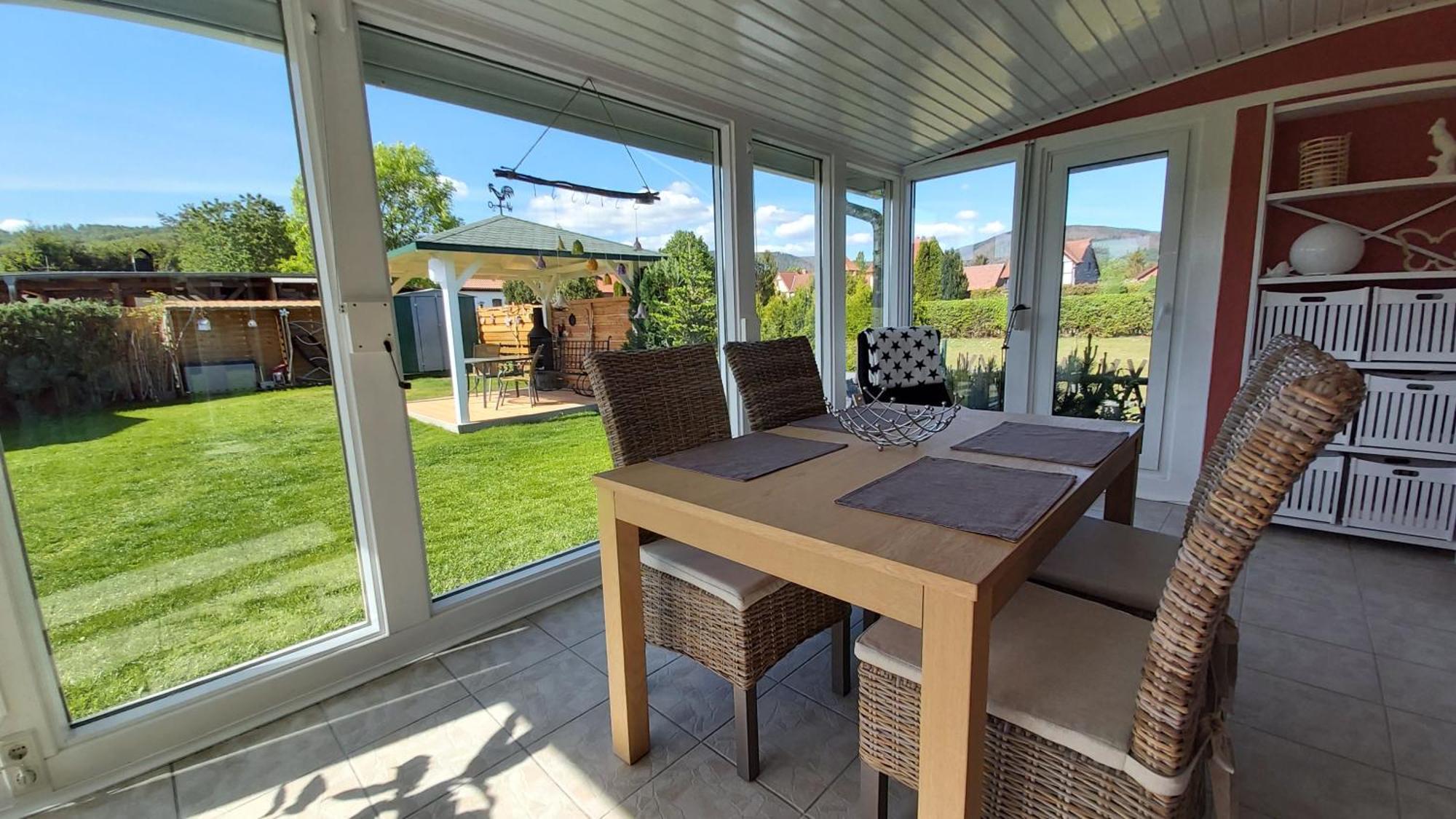 Ferienhaus Zur Lehns Mit Garten Am Harz Ильзенбург Экстерьер фото